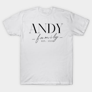 Andy Family EST. 2020, Surname, Andy T-Shirt